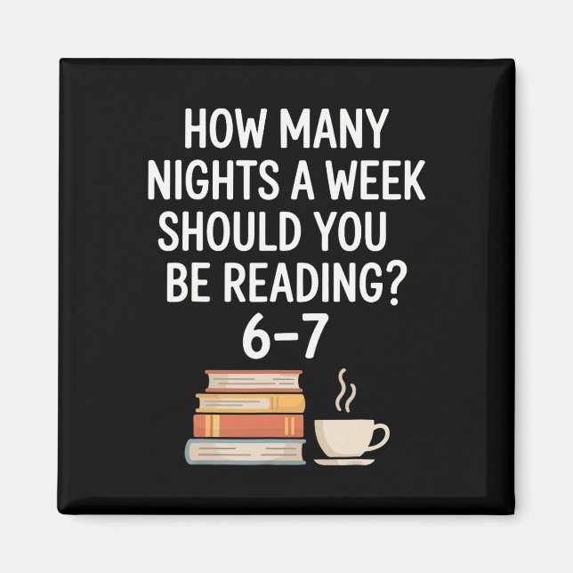 Funny Reading 6 7 Six Seven Meme English Teacher B Magnet (Front)