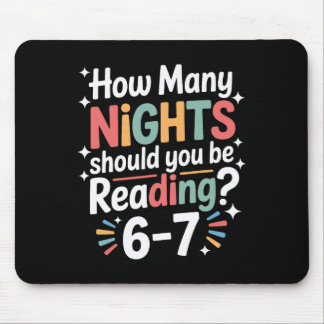 Funny Reading 6 7 Six Seven Meme English Teacher B Mouse Pad