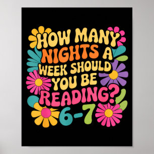 Funny Reading Book Teacher 67 Six Seven Meme Poster