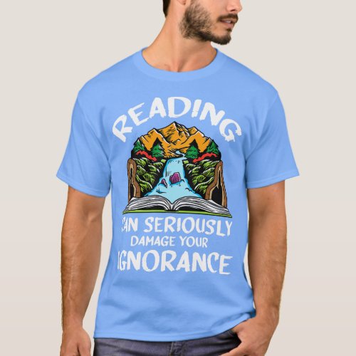 Funny Reading Bookworm And Reader Gift for a Book  T_Shirt