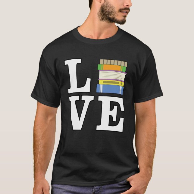 Funny Reading Design T-Shirt (Front)
