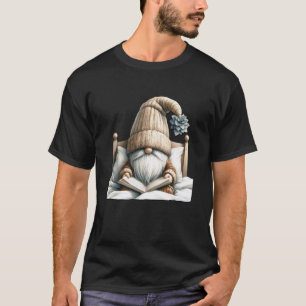 Funny Reading Teacher Gnome for Women and Men Who T-Shirt
