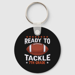 Funny Ready To Tackle 7th Grade Football Back To S Keychain