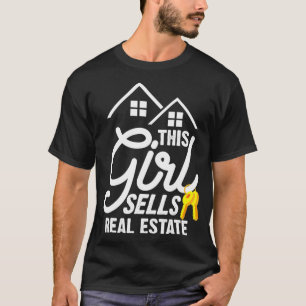 Funny Real Estate Agent Gift Best Women Female Re T-Shirt