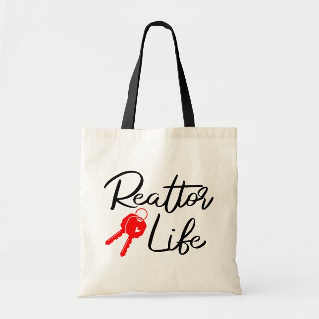 Funny Real Estate Agent Gift Home Broker Realtor   Tote Bag (Front)