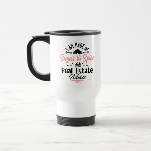 Funny Real Estate Agent Gift Home Broker Realtor Travel Mug