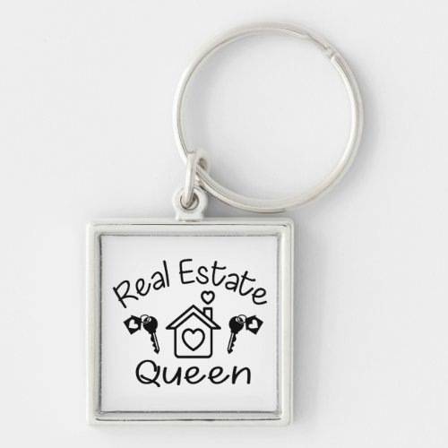 Funny Real Estate Agent Home Broker Cute Realtor Keychain