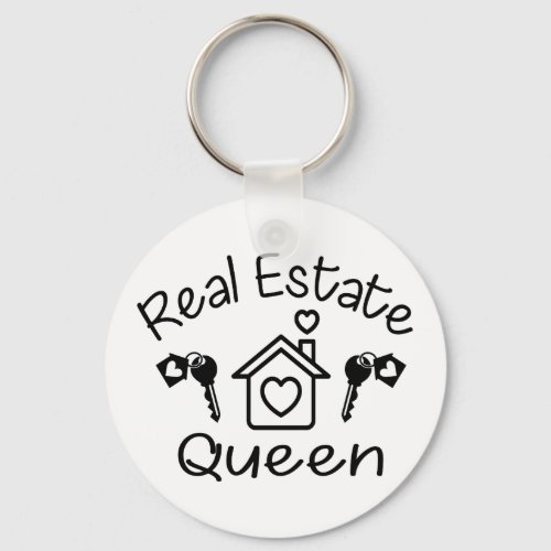 Funny Real Estate Agent Home Broker Cute Realtor Keychain