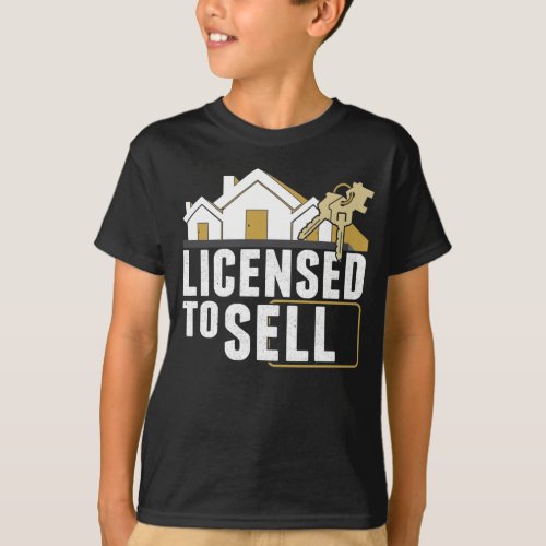 Funny Real Estate Agent Humor Property Broker T_Shirt