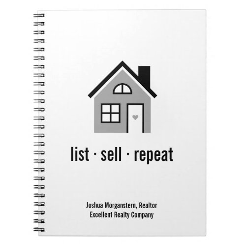 Funny Real Estate  Realtor Notebook