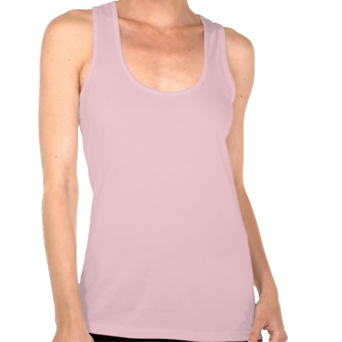 Funny real men do yoga tank top (pink racerback)