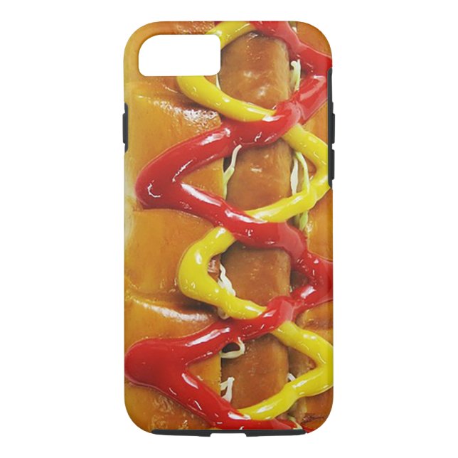 Funny Realistic Hot dog Cell Phone Case (Back)