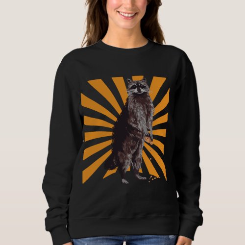 Funny Realistic Raccoon Sweatshirt