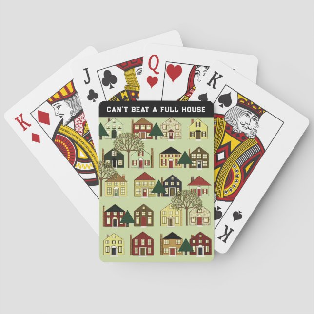 Funny Realtor Gift Poker Cards (Back)