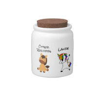 Funny Realtor Gift Unicorn Horse Real Estate Agent Candy Jar