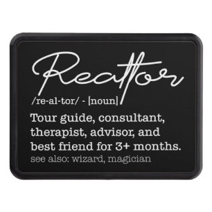 Funny Realtor Job Description Real Estate Humor Hitch Cover