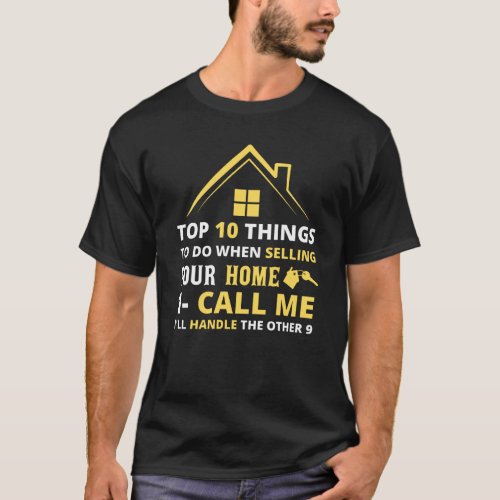 Funny Realtor Real Estate Agent Broker T_Shirt