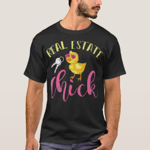 Funny Realtor Women Gift Real Estate Chick Real Es T-Shirt