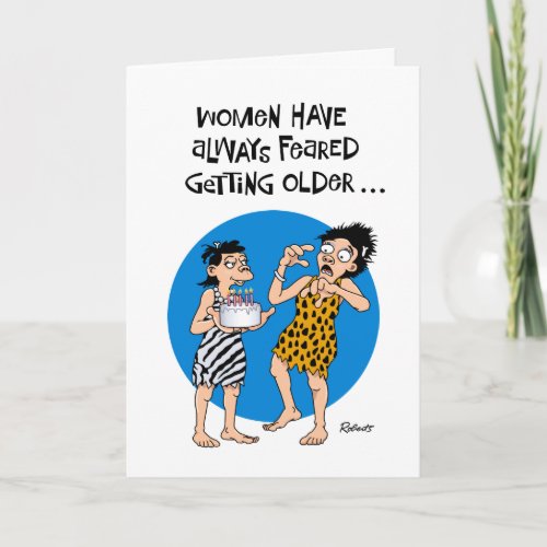 Funny Reassurance Birthday Card for a Woman
