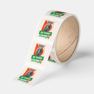 Funny Recharging Koala Introvert Mood Square Sticker