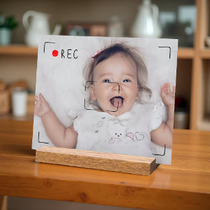 Funny Record Red Dot Custom Photo Acrylic Sign