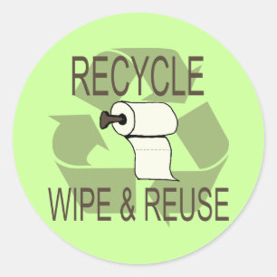Funny Recycle Stickers