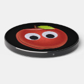 Funny Red Apple with Googly Eyes  Wireless Charger (Front 2)