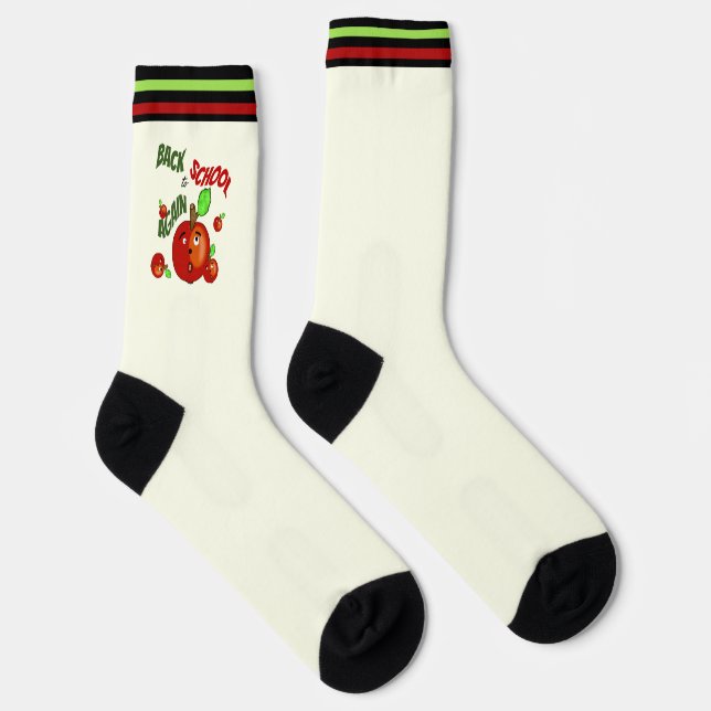 Funny red apples socks (Right)