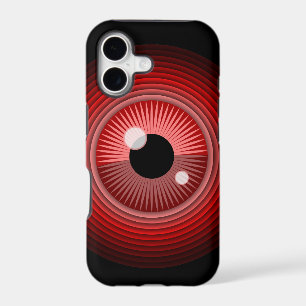 Funny Red Black Evil Devil Eye Magic Art iPhone 17 Case