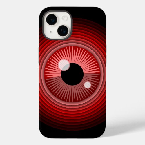 Funny Red Black Evil Devil Eye Magic Art Case_Mate iPhone 14 Case
