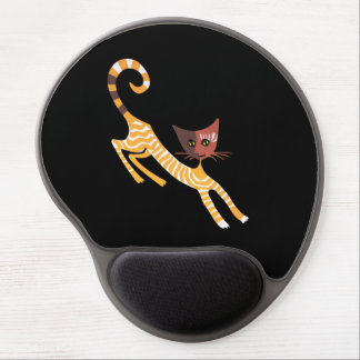 Funny red cat gel mouse pad