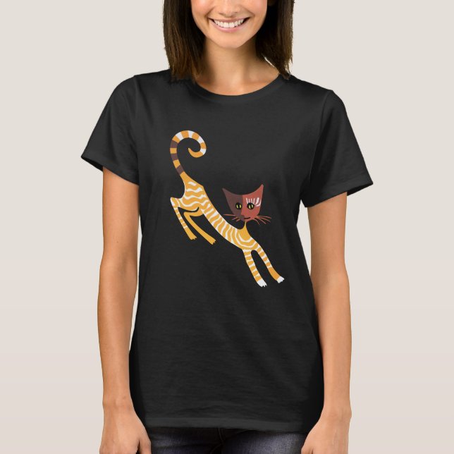 Funny red cat T-Shirt (Front)