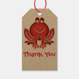 funny red frog - Thank You