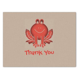 funny red frog - Thank You