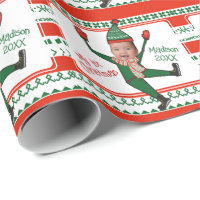 Funny Red Green Elf My First Christmas Custom