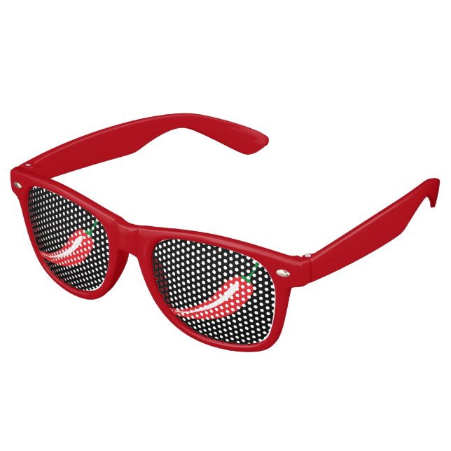 Chilli Pepper Eyeglasses Costume Accessories Unisex