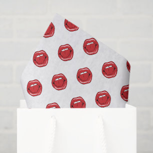 Funny Red Lips Tissue Paper