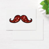 FUNNY RED MUSTACHE PRINTED GLITTER (Desk)
