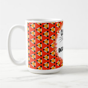 Funny Red Orange Black Cat Lover Coffee Mug