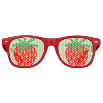 Funny red strawberry party shades sunglasses Funny red strawberry party shades sunglasses