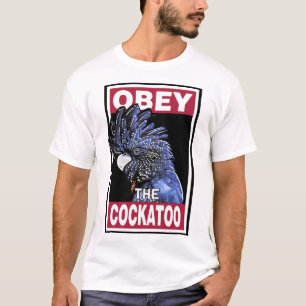 Funny Red Tailed Black Cockatoo - Bird Art T-Shirt