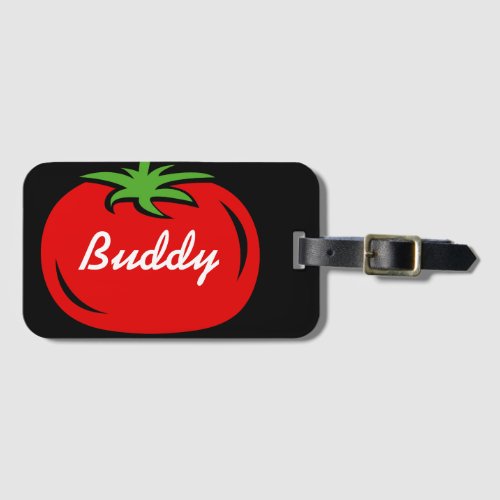 Funny red tomato custom travel luggage tags