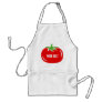 Funny red tomato kitchen apron for men and women