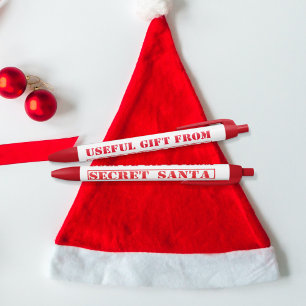 Funny Red Useful Secret Santa Christmas Pen