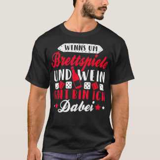 Funny Red Wine White Wine Lovers Board lose T-Shirt