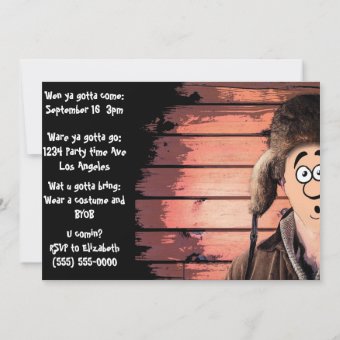 Funny Redneck Party Theme Invitation | Zazzle