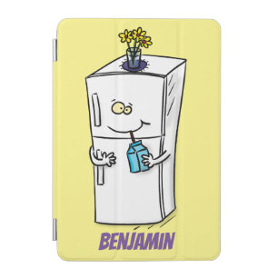 Funny refrigerator cartoon illustration iPad mini cover