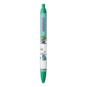 Funny refrigerator cartoon illustration pen