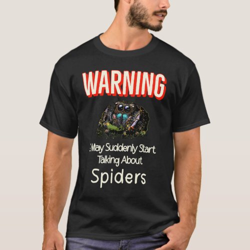 Funny Regal Jumping Spider Spooder Mom Arachni T_Shirt