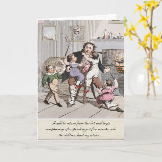 Funny Regency Getaway Jane Austen Girl's Trip Card